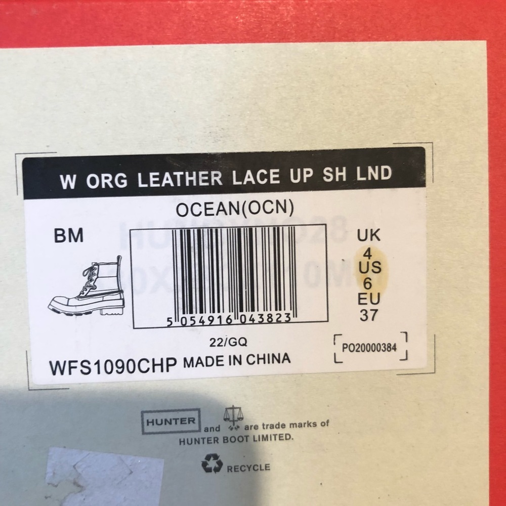 Hunter NWT Size 6 US - Picture 6 of 6